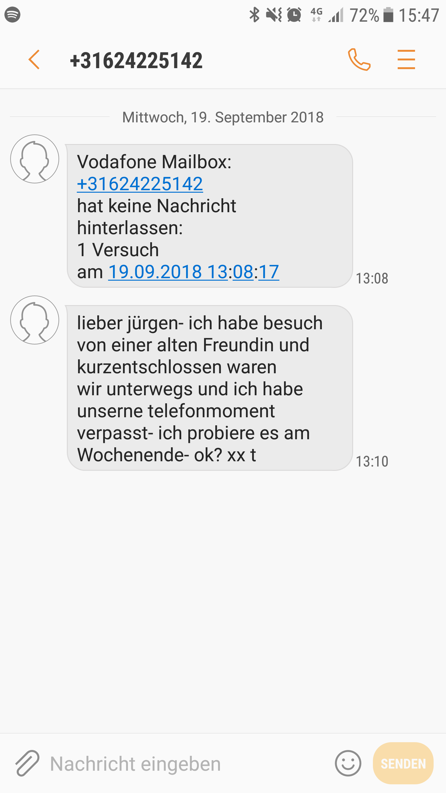 Empfangen senden handynummer fake sms und SMS ohne