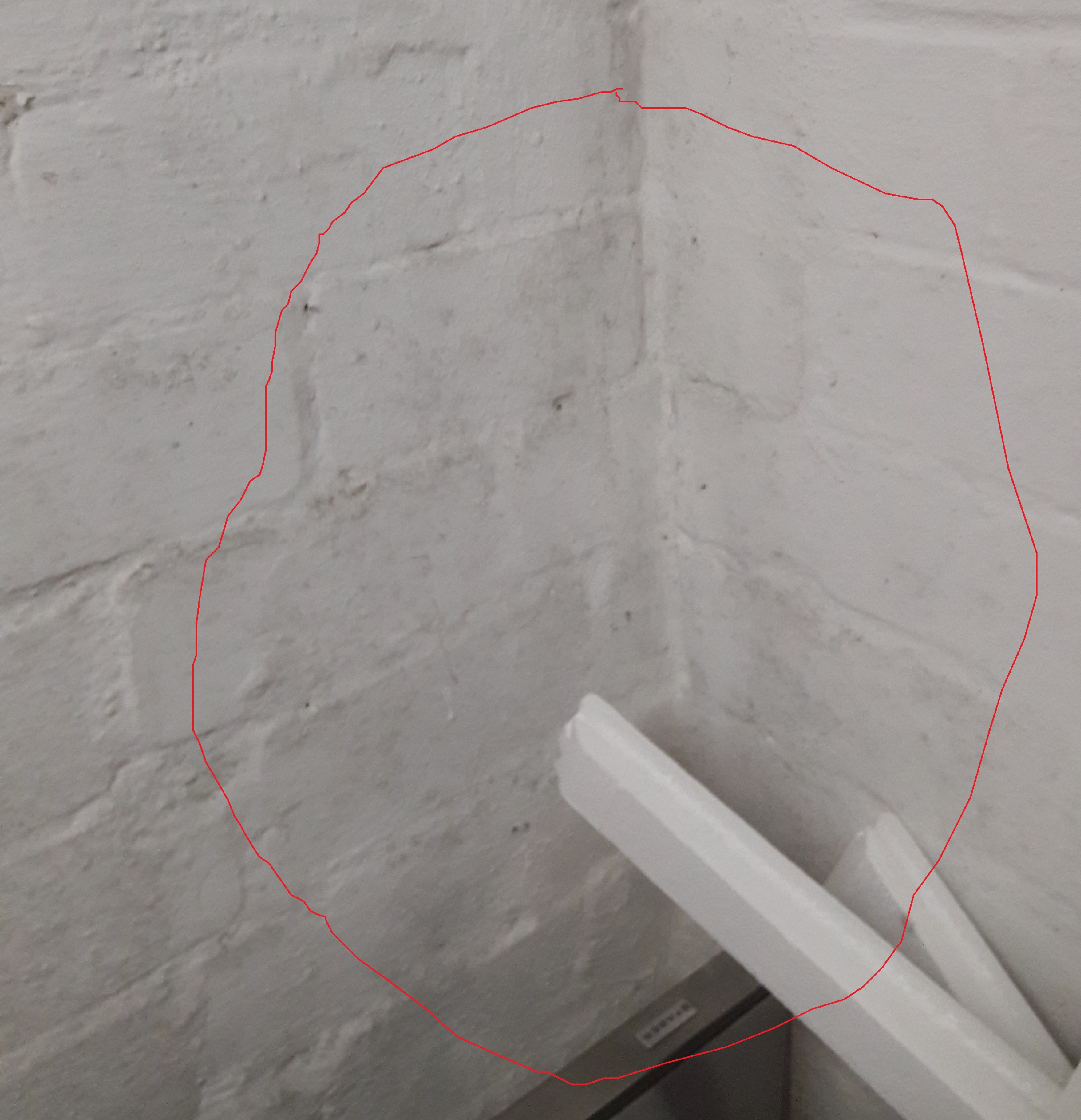 Komischer grauer Fleck / Schatten? (Haus, Schimmel, Schimmelpilz)