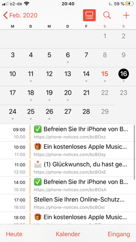 Apple Kalender Spam Eintrage Lassen Sich Nicht Loschen Computer