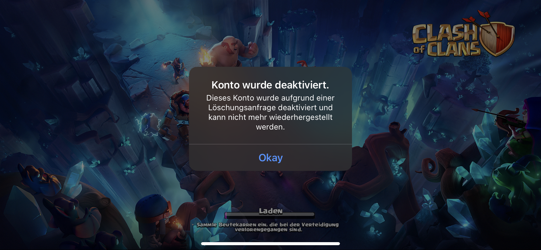 Wie komme ich an meinen alten Clash of Clans Account?
