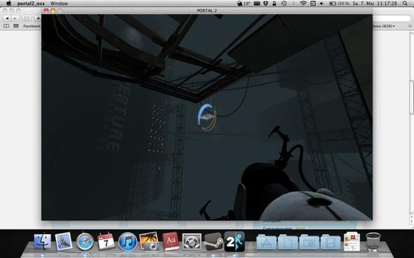 Ganz hinten dieses kleine "Stück" - (Computerspiele, portal 2)