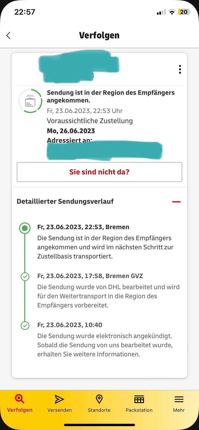 Kommt das Packet an? (Amazon, Post, Paket)