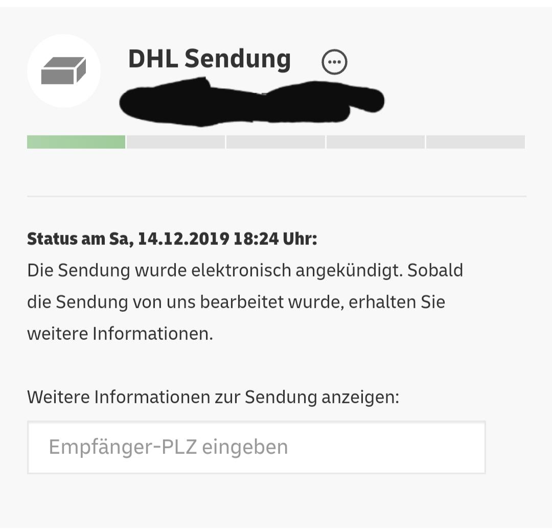 kommt das paket montag dhl express