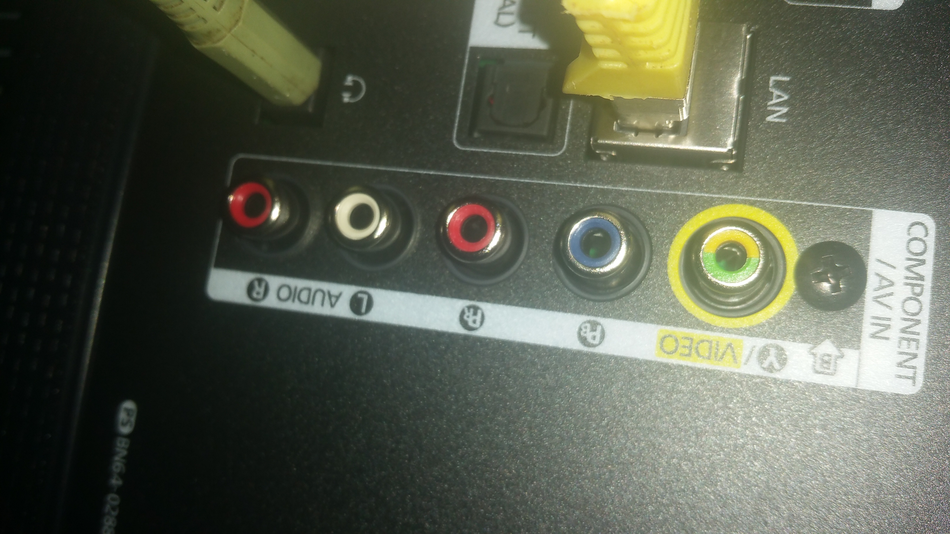 Komponent und Composite in Komponenteneingang? (TV, Fernseher, Kabel)