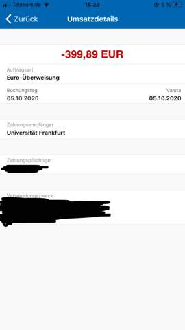 Kontoauszug Noch Nicht Vorhanden Wirtschaft Und Finanzen Bank Universitat