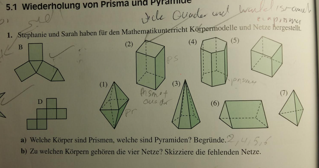 Kontrolle Welche Sind Prisma Welche Sind Pyramide Schule Mathe kontrolle-welche-sind-prisma-welche-sind-pyramide-schule-mathe