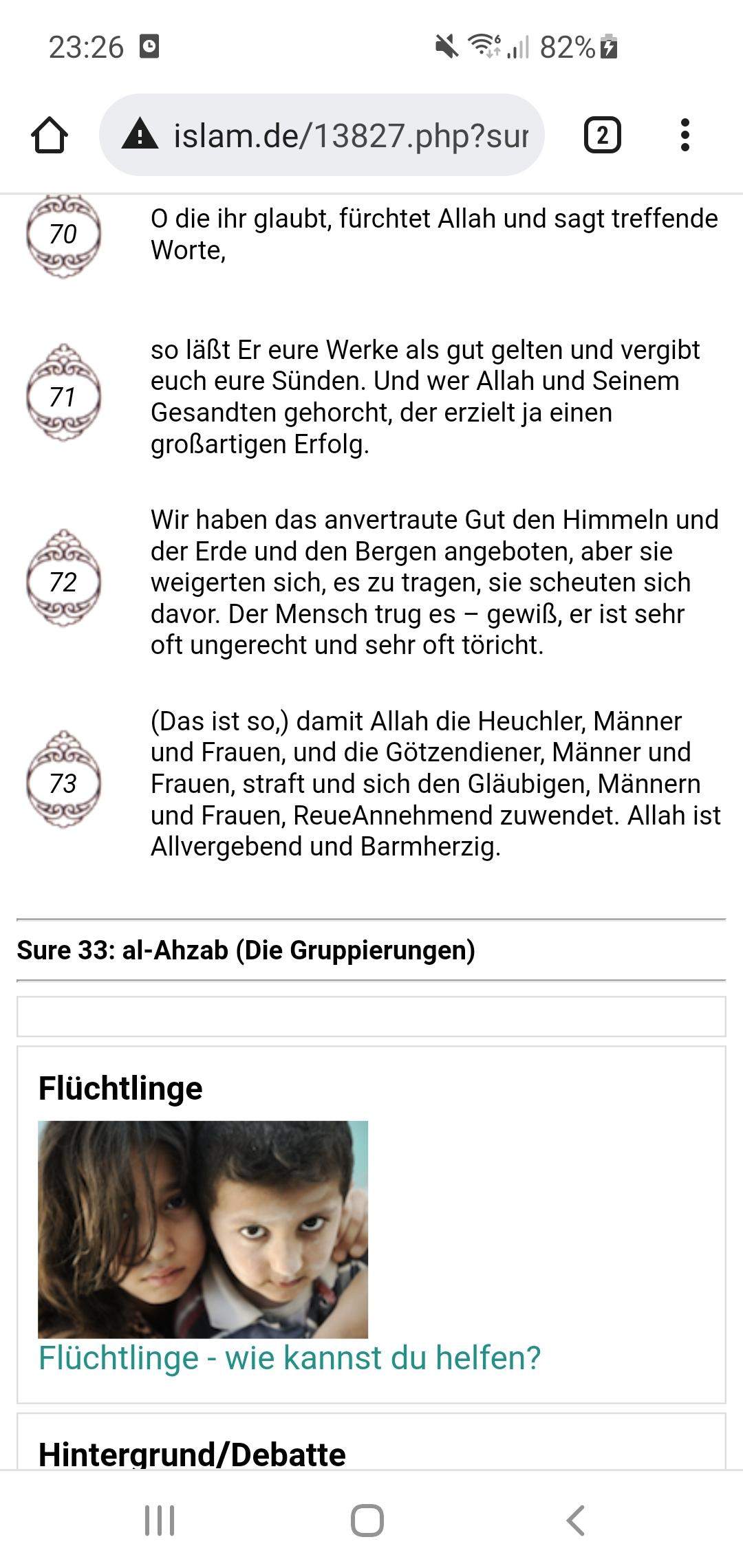Koran Vers Verständnis Problem? (Islam)