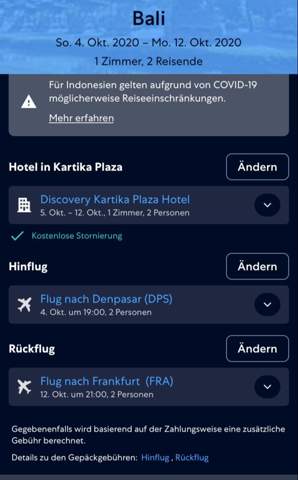 Kosten Bei Reisestornierung Expedia Reisen Und Urlaub Stornierung Pauschalreise