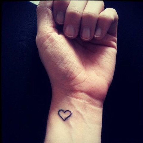 Handgelenk Tatto  - (Haut, Tattoo, Herz)