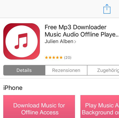 Die Musik App  - (Musik, Apple, iPhone)