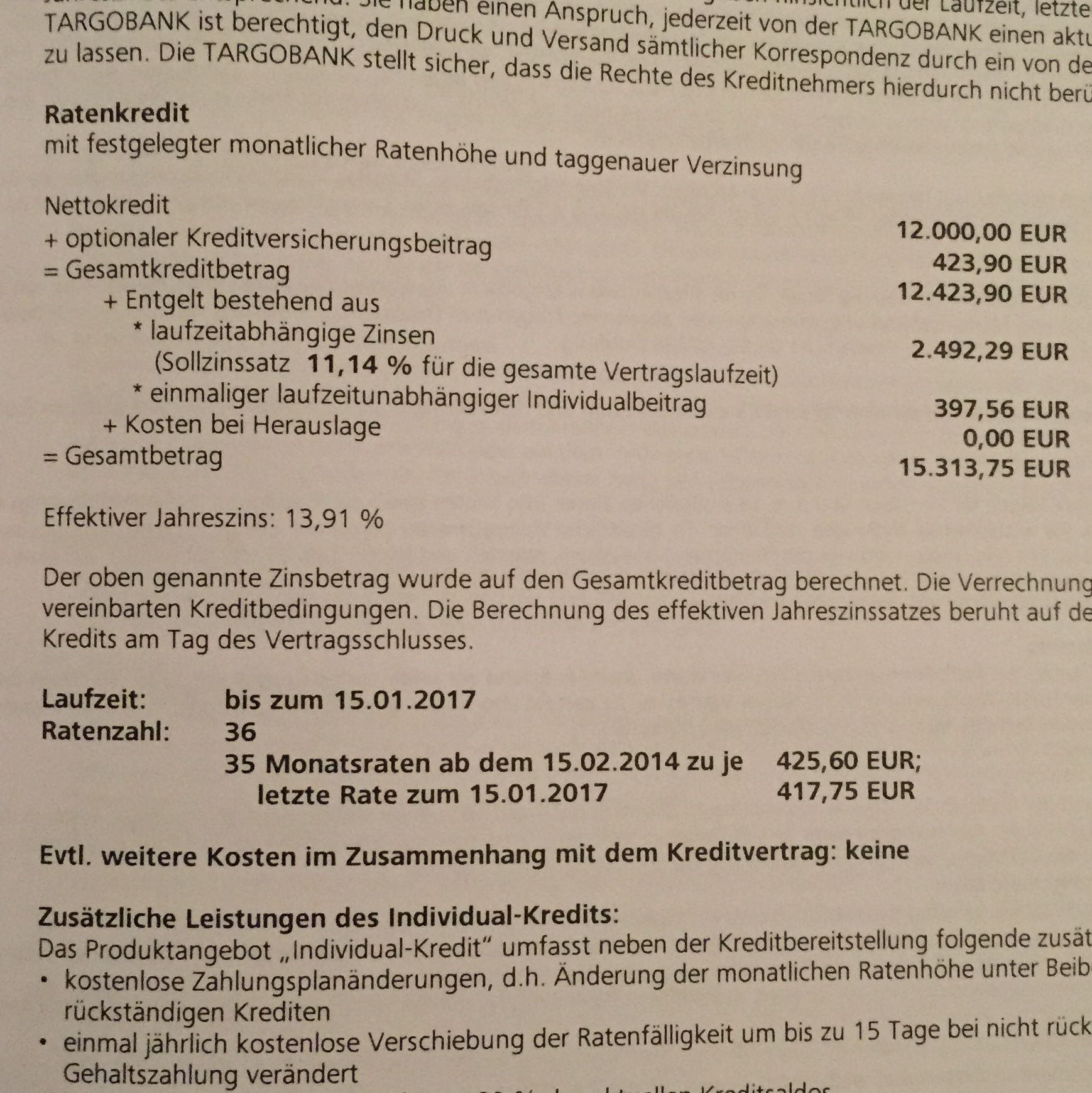 Kredit Bei Targobank Abzocke Bank Zinsen Tilgung