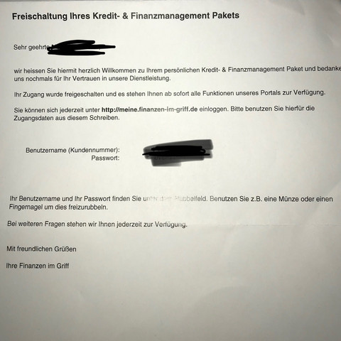 Kredit wann ausgezahlt? (Werden)