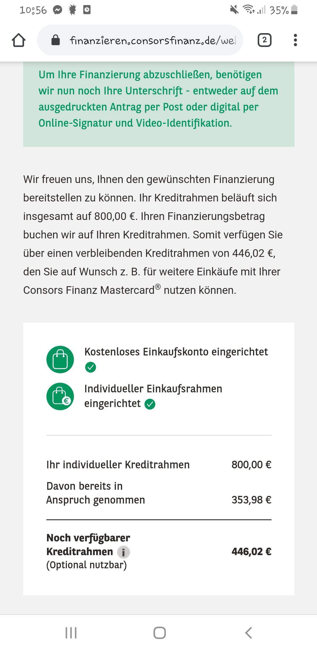 Kreditkarte Finanzierung Saturn kündigen?