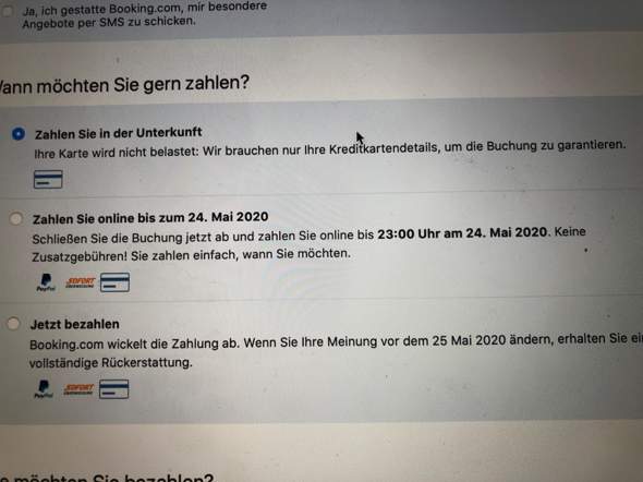 Kreditkarte Nicht Belastet Wird Es Trotzdem Angezeigt Hotel Buchung