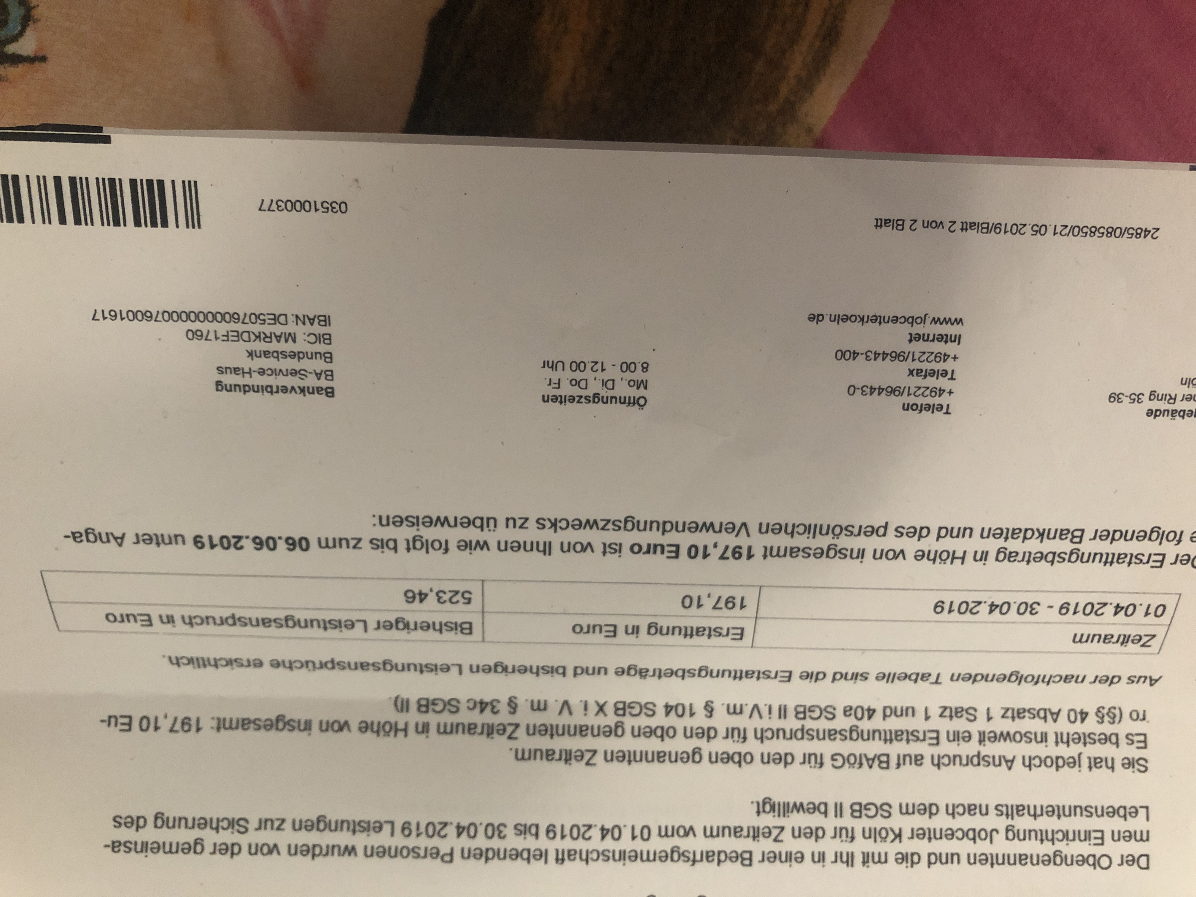 Kriege Ich Mein Bafog Ende Mai Geld Jobcenter Bafogamt