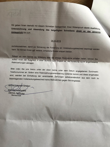 Rücknahme mahnbescheid nach widerspruch muster Rücknahme mahnbescheid nach widerspruch muster