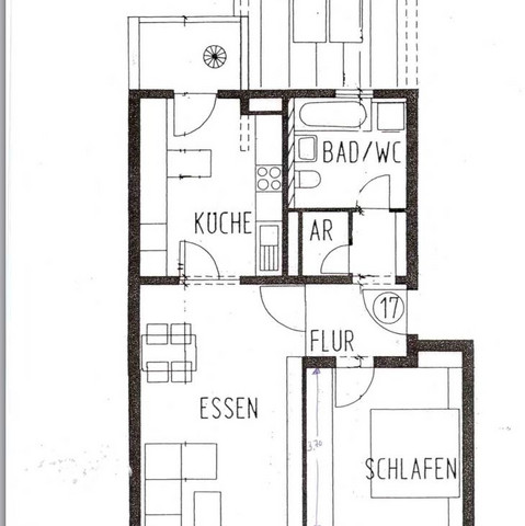 Grundriss der Wohnung - (wohnen, Handwerk, bauen)