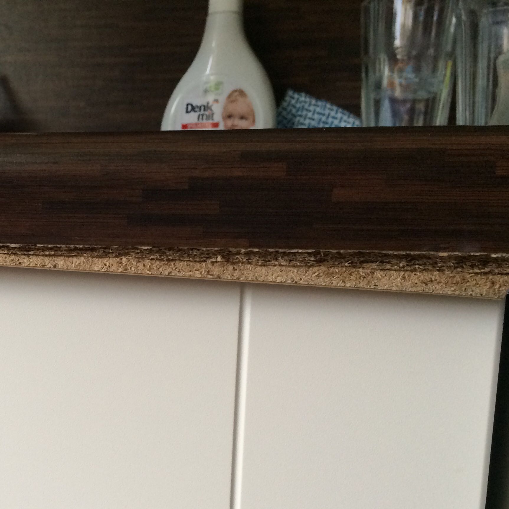 küchenplatte quillt auf. was tun? (küche, holz, schreiner)