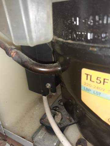 Kühlschrank Kompressor Kupferrohr eingedrückt, was kann ...