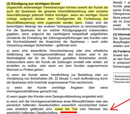 Kundigung Des Kontos Durch Die Sparkasse Recht Wirtschaft Und Finanzen Konto