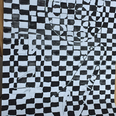 Abstraktes Bild Set In Schwarz Weiss Kaufen Kunstloft