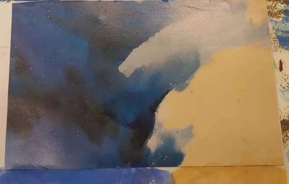 Kunst Bildzeichnung Wie Die Farben Richtig Mischen Dass Es Identisch Mit Dem Bild Ist Malen Malerei