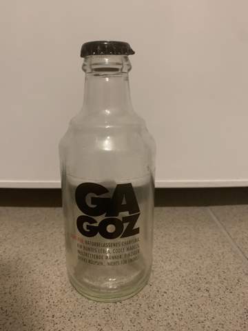  Kuriose Pfandflasche von Ga Goz mit 1ct Pfand gefunden wo kann ich sie abgeben?