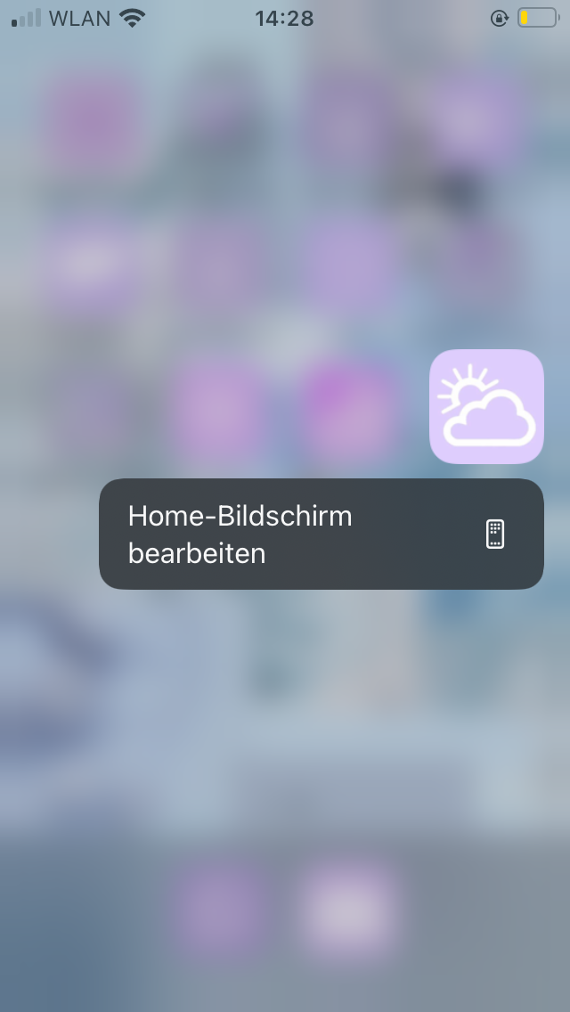 Kurzbefehl Tab auf Homescreen? (Apple, iPhone, App)