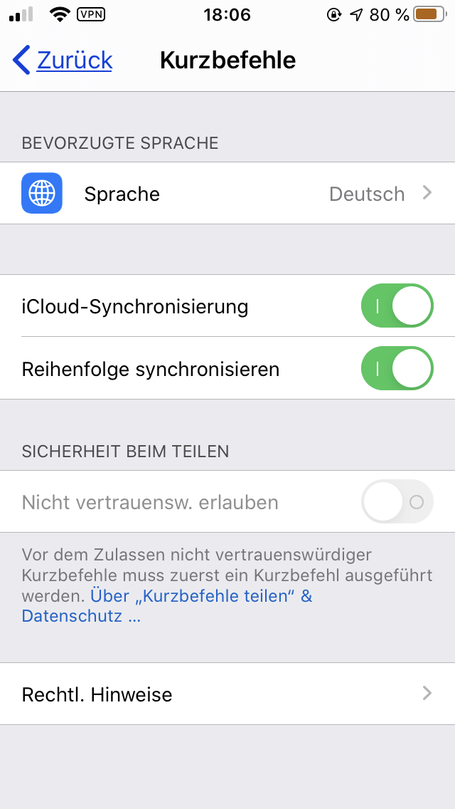 Kurzbefehle Computer Ios Iphone 7