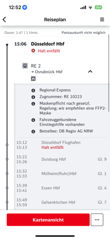 Kurze Frage bezüglich deutsche Bahn?