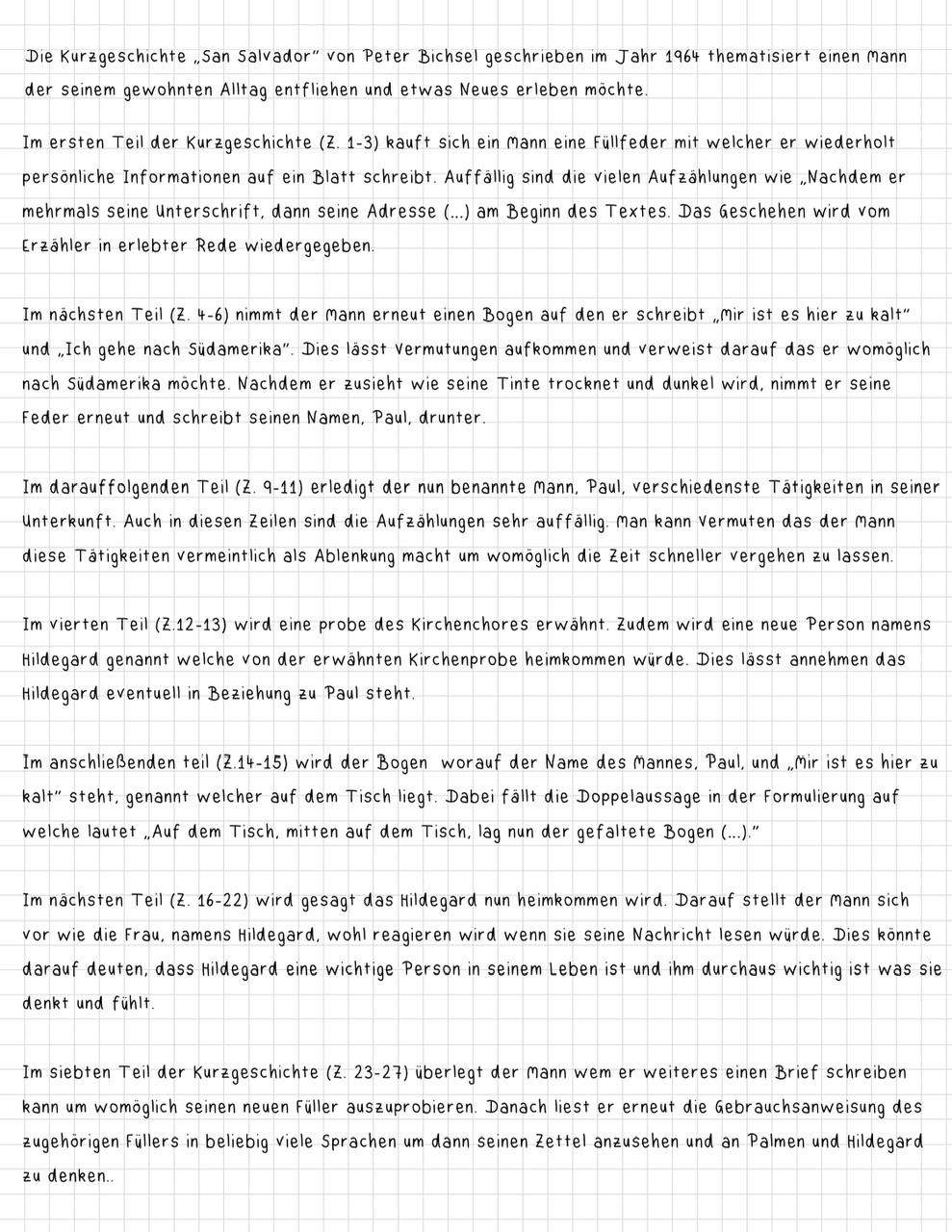 Kurzgeschichte Interpretation? (Deutsch, Literatur)
