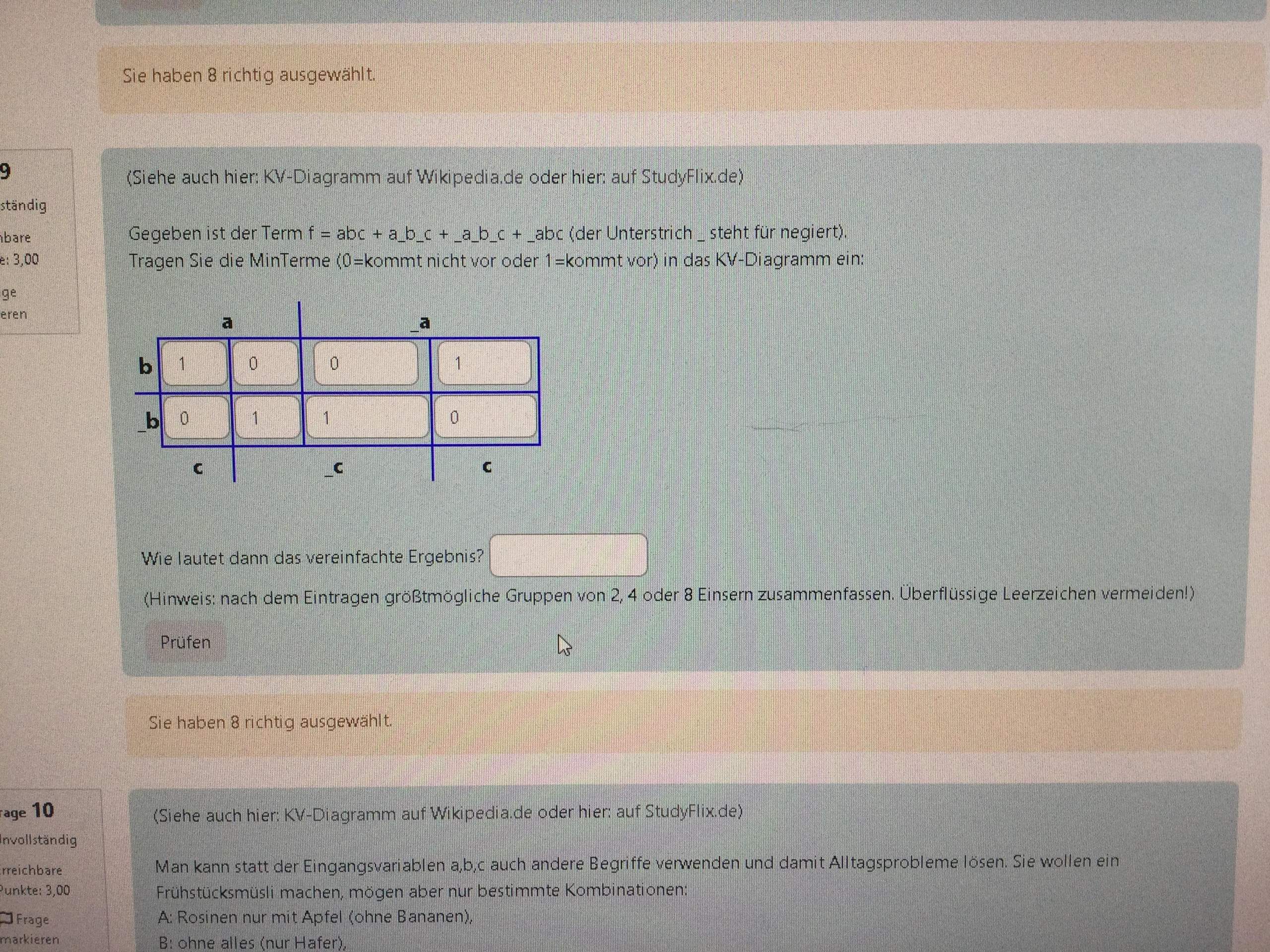 Kv Diagramm? (rechnen, Formel)