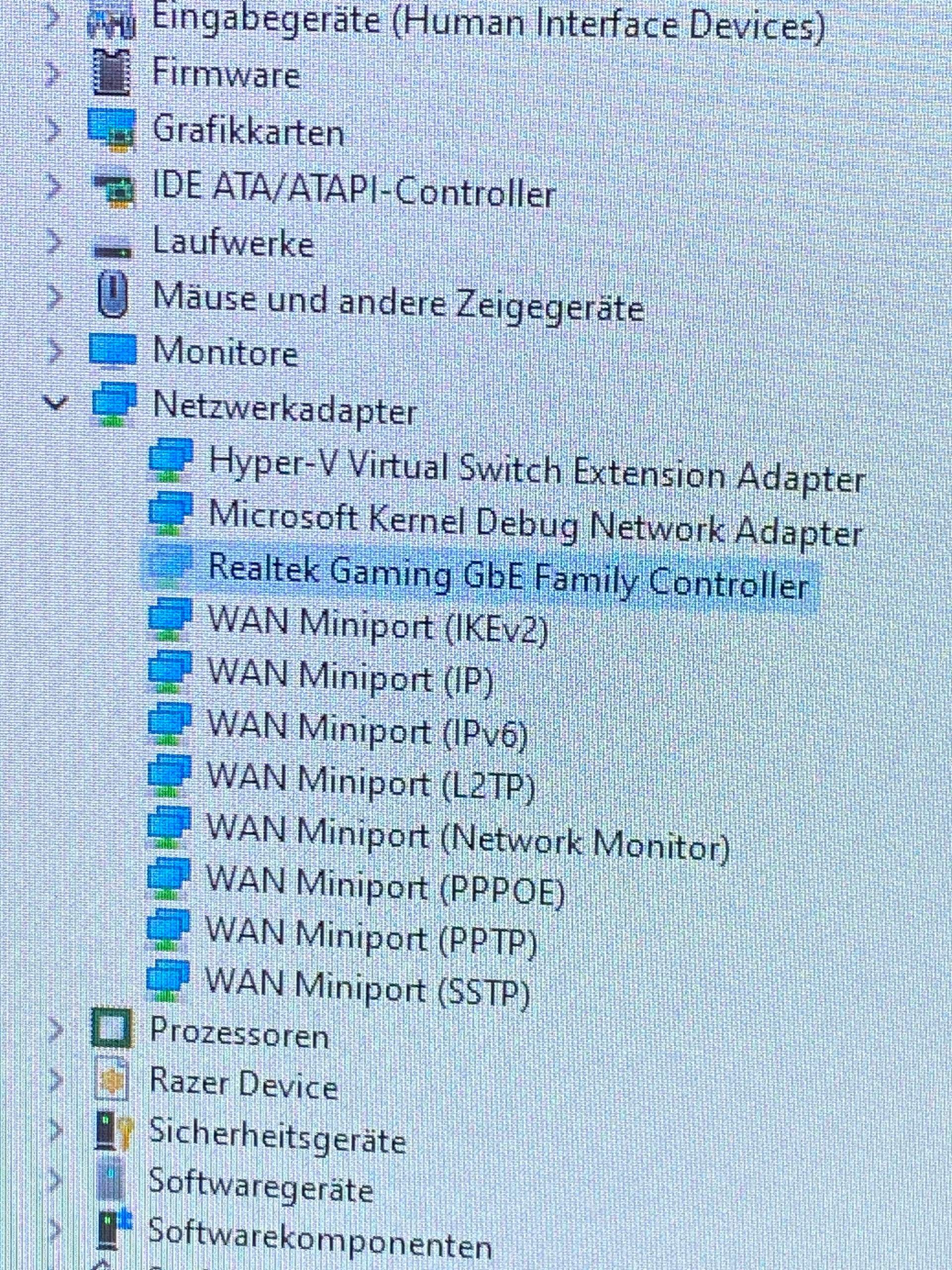 LAN funktioniert nach grafikkartenumbau nicht mehr? Technik
