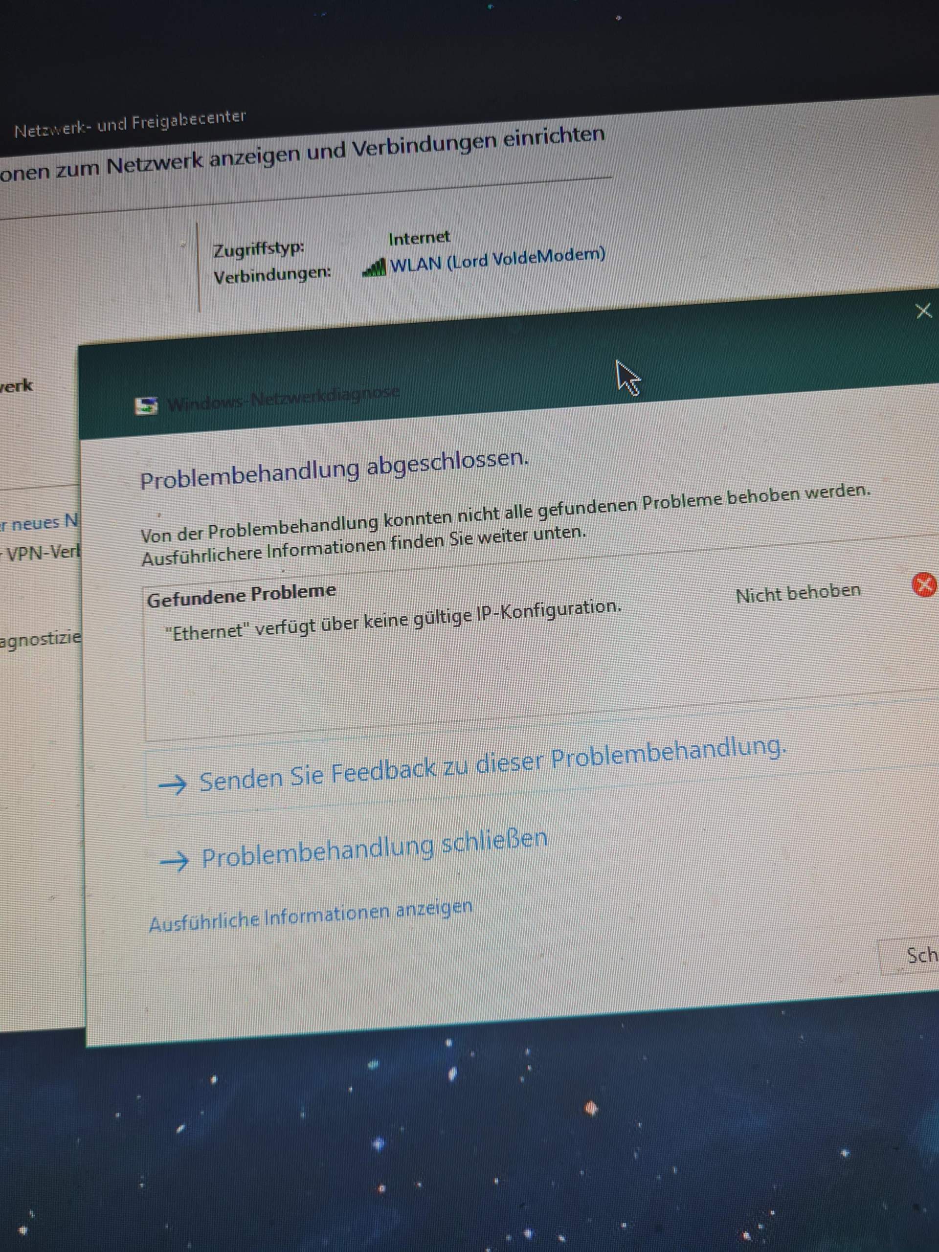 LAN Problem Windows? PC,