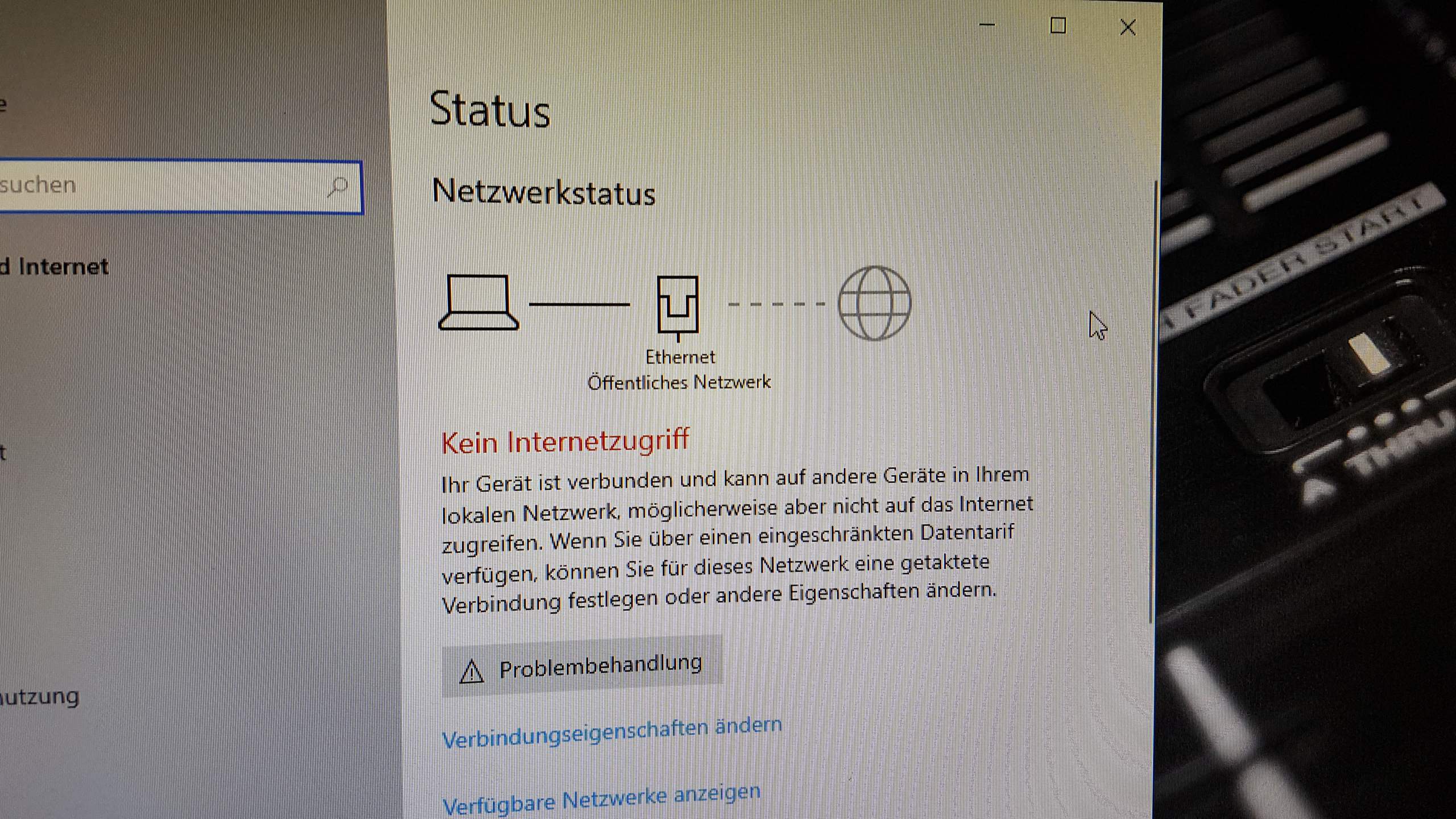 LAN-Verbindung, aber kein Internetzugriff? (Computer, Technik, PC)