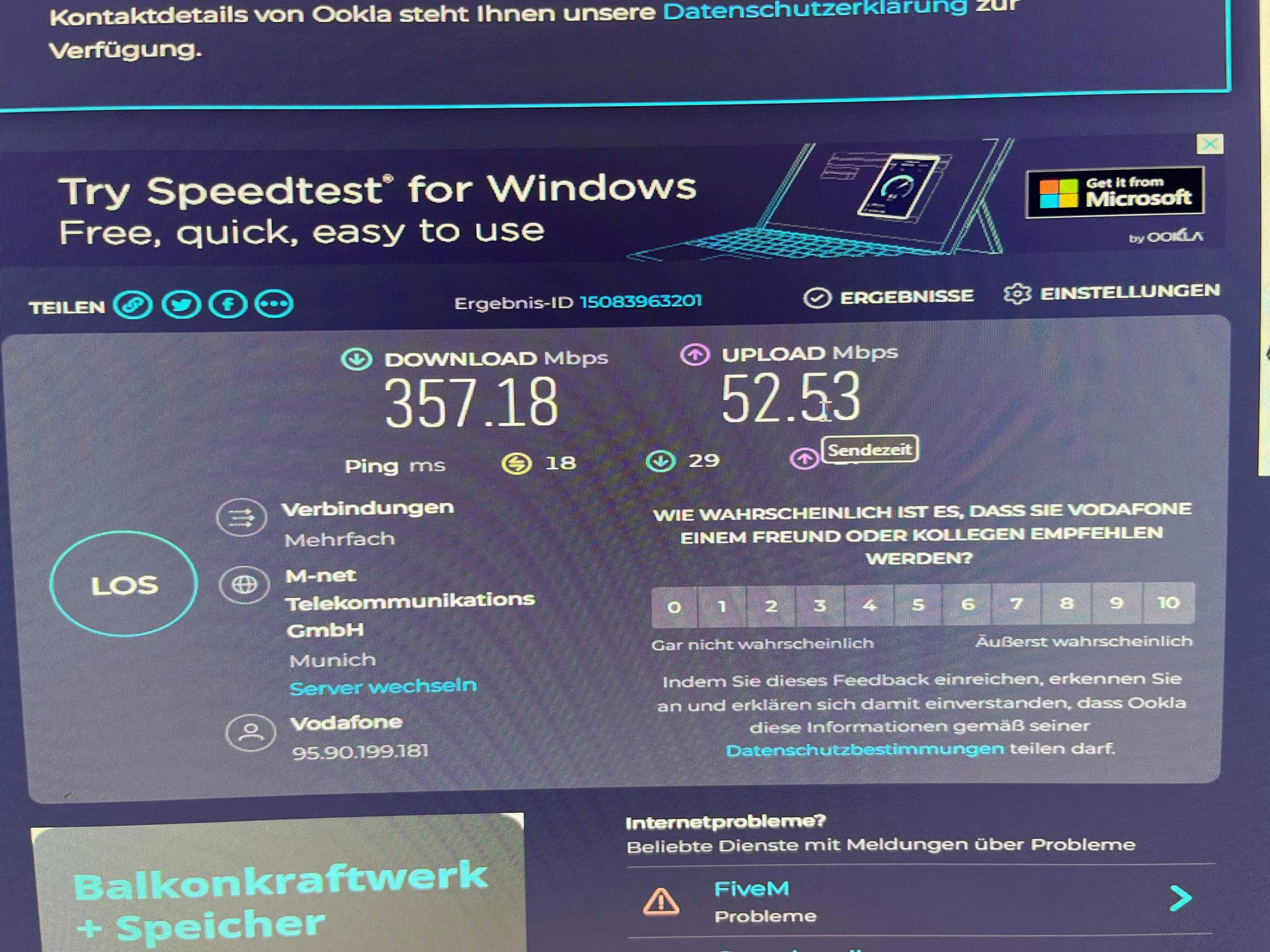 Lan Verbindung am PC schlecht wegen langsamer CPU? Netzwerk, Router)