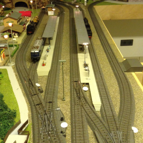 Der Bahnhof  - (basteln, Modellbau, Modelleisenbahn)