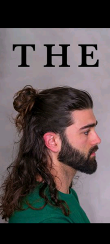  - (Männer, Friseur, lange Haare)