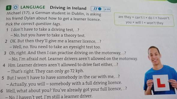 - (Schule, Englische Grammatik)