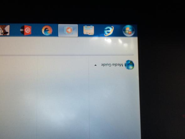 Laptop Display hat helle Flecken, seit dem er mir