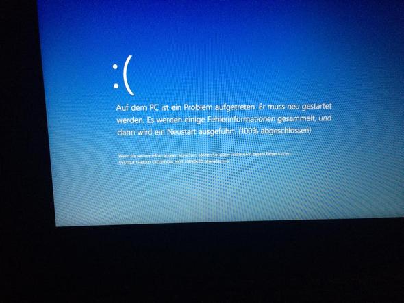 Das erscheint jedes mal - (Fehlermeldung, Windows 8)
