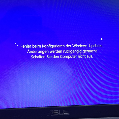 laptop fehler beim konfigurieren der windows updates ...