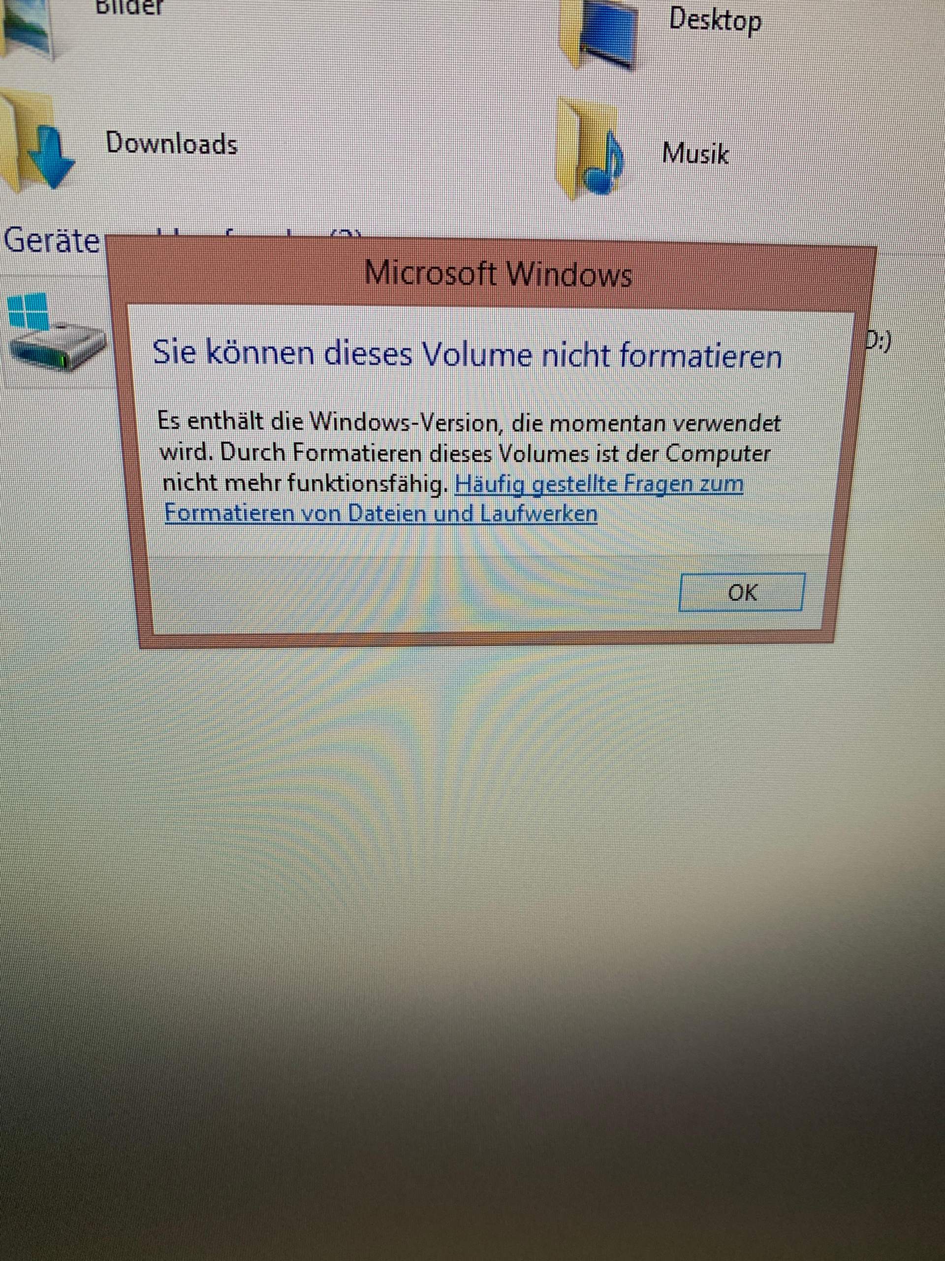 Laptop formatieren unter Windows 8.1? (Computer, Technik, Technologie)