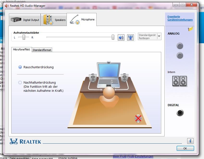 Laptop Mikrofon funktioniert nicht! (Webcam)