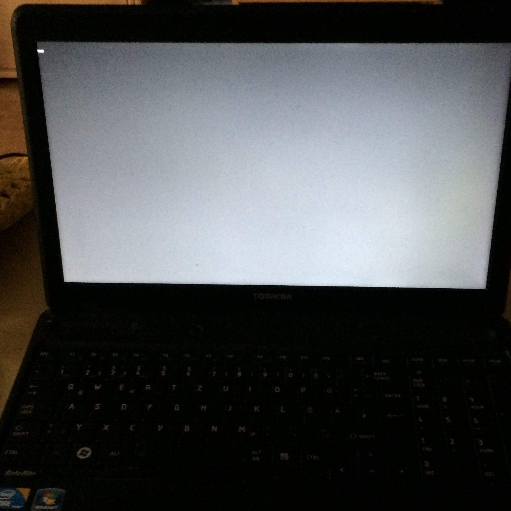 Laptop (Toshiba) Bleibt beim startvorgang hängen...was tun? (Computer ...