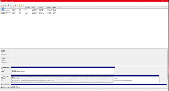 Datenträgerverwaltung - (Computer, PC, Technik)