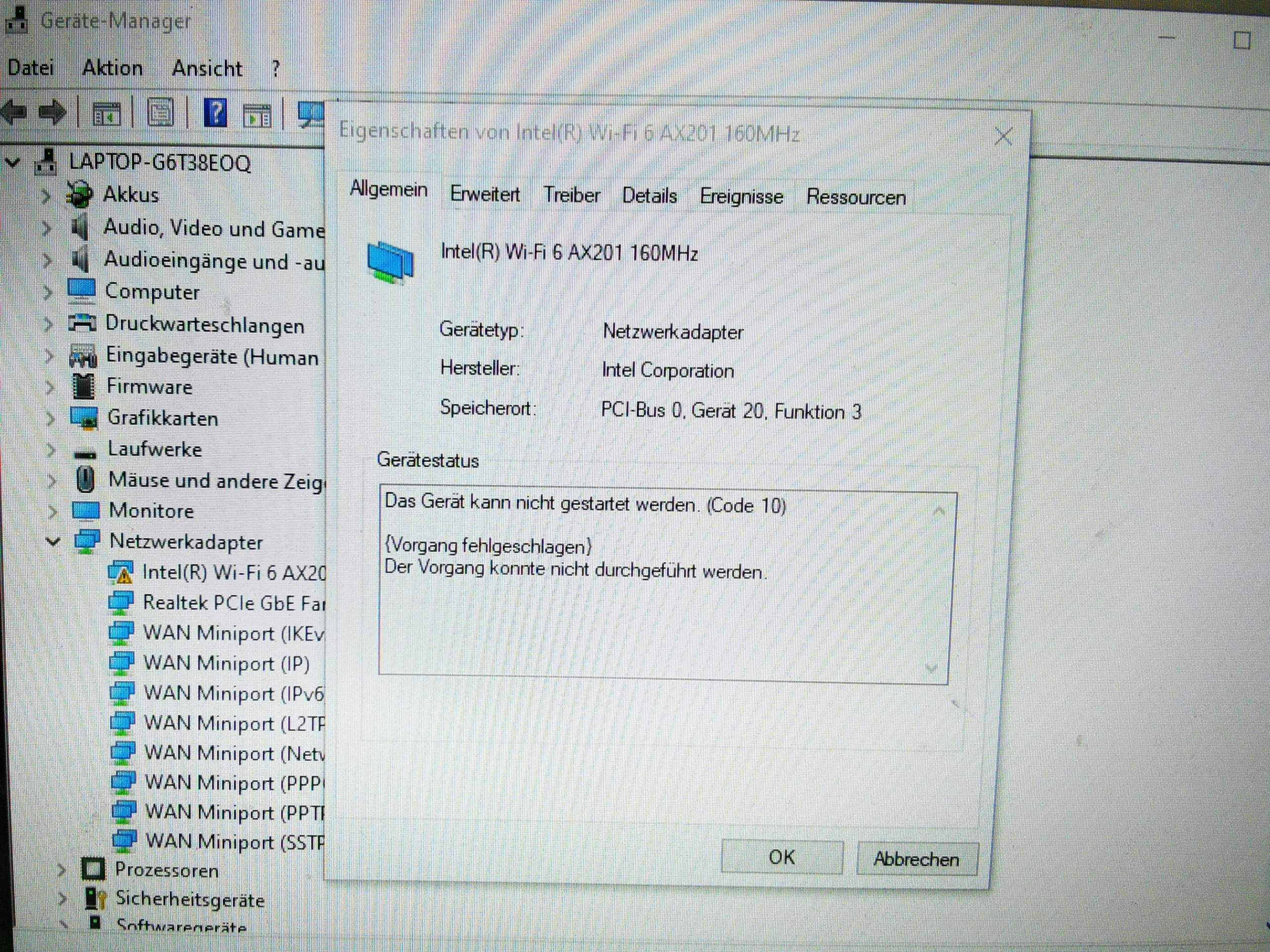 Note 10 Plus Aux Adapter Funktioniert Nicht Laptop WLan Adapter funktioniert nicht? (Computer, Technik, Internet)