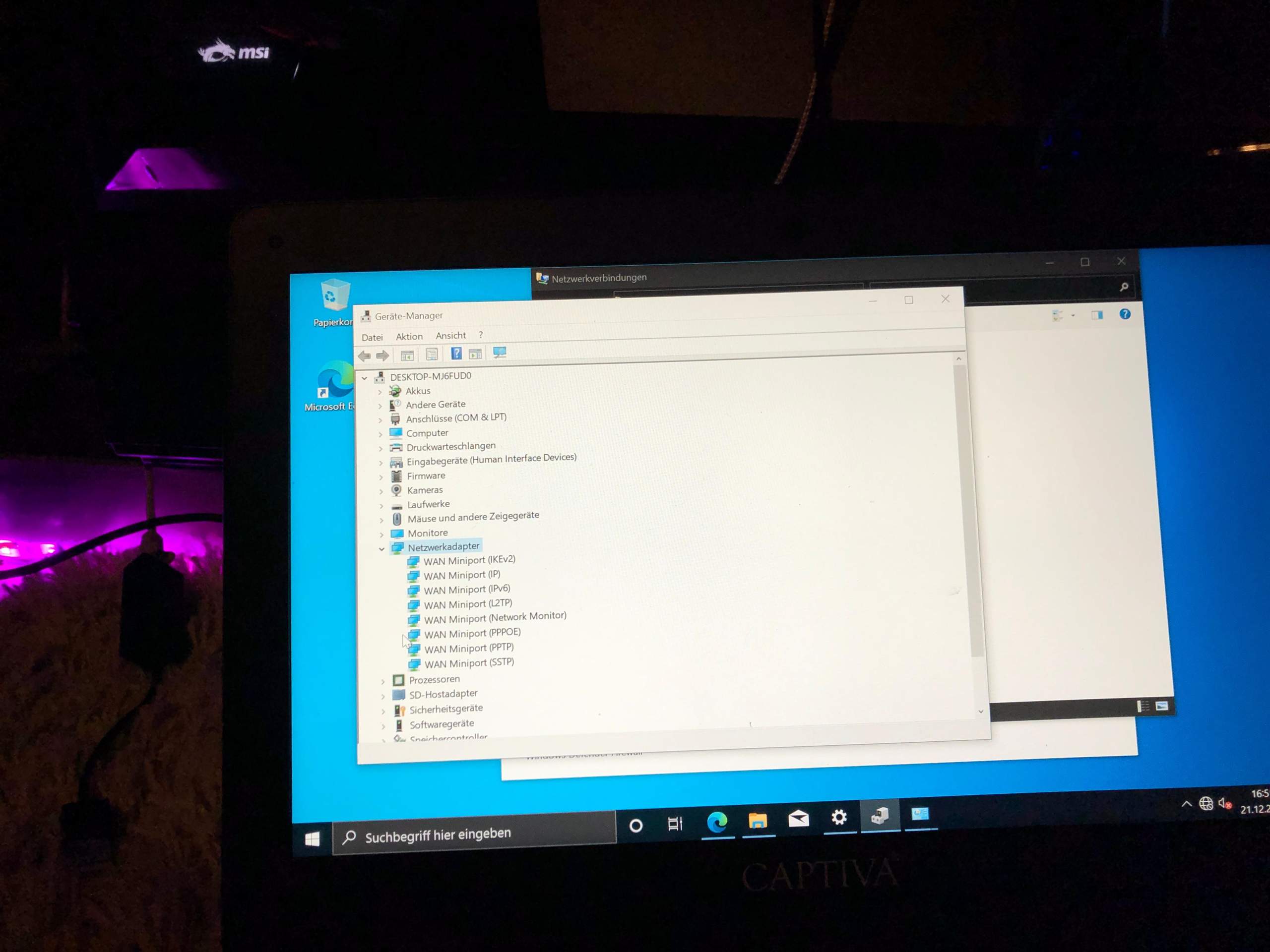 Laptop Wlan nicht empfangen? (Computer, Internet, Captiva)