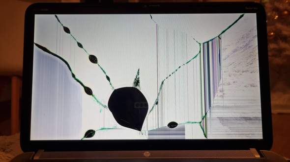 LaptopBildschirm HP Dv6 defekt. Was kann das sein? Hat jemand Reparaturvorschläge?