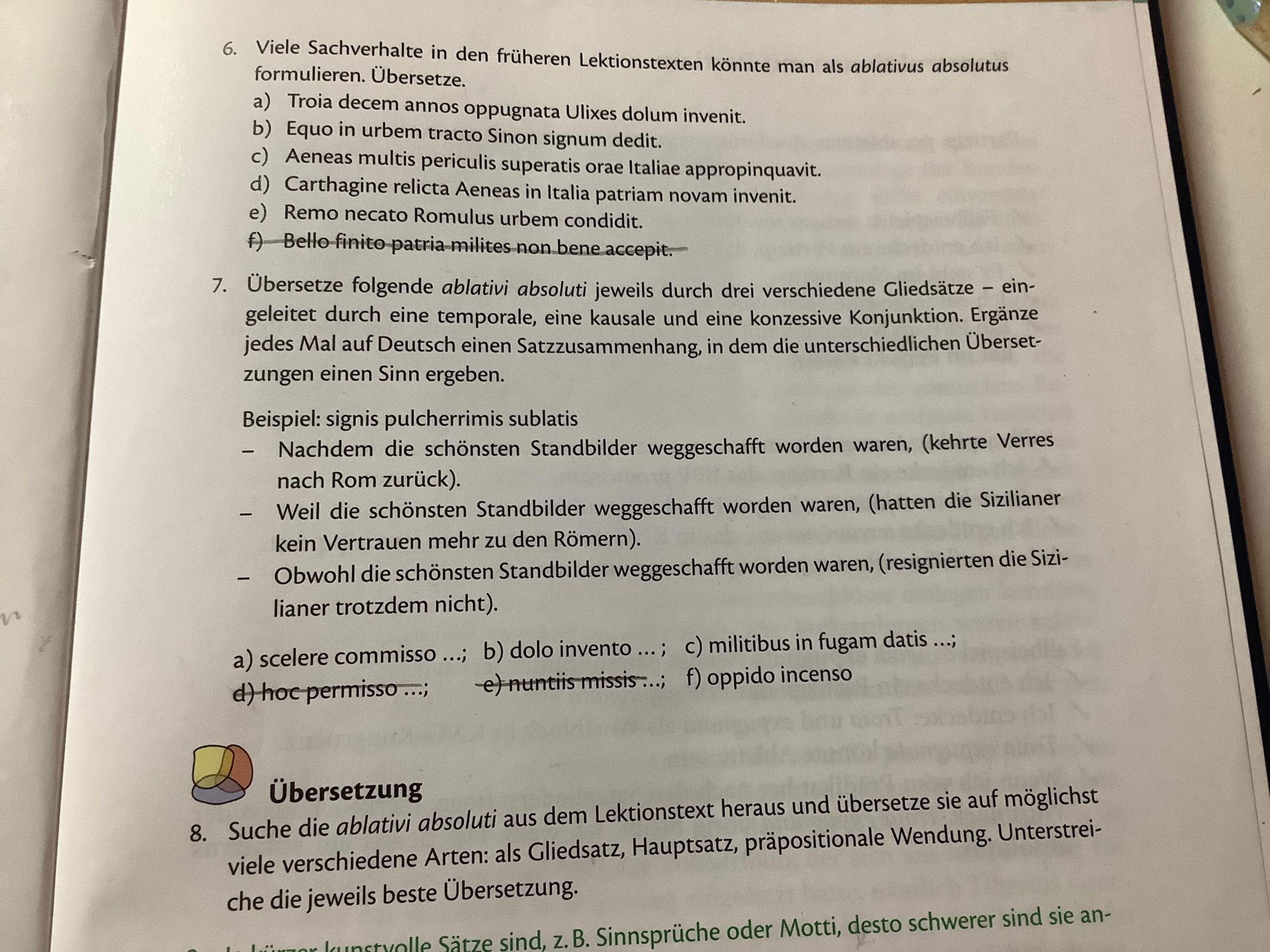Latein Aufgabe? (Schule, Sprache, Grammatik)